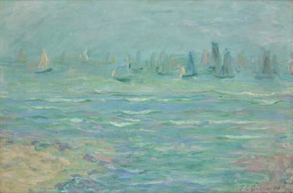 Theodore Earl Butler (American, 1861-1936) Regatta (Les Régates, Dieppe), 1906