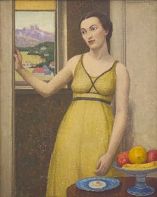 Emma Fordyce MacRae  (American, 1887-1974) Distant Mountains, 1938