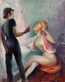 Guy Pène Du Bois (American, 1884-1958) Pink Jacket, 1939