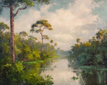 Albert Ernest (Bean) Backus (American, 1906-1990) Florida Everglades, 1957