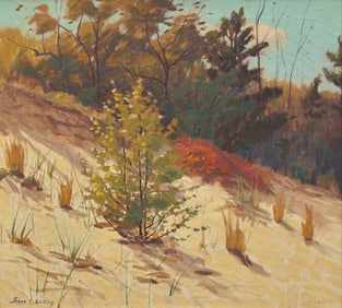 Frank Virgil Dudley (American, 1868-1957) Autumn Paints the Dunes