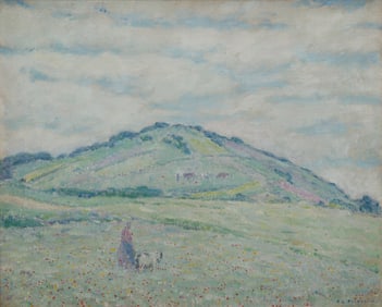 Frederick Carl Frieseke (American, 1874-1939) Woman in Field