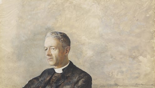 Andrew Newell Wyeth (American, 1917-2009)  Portrait of Bishop D. Coburn