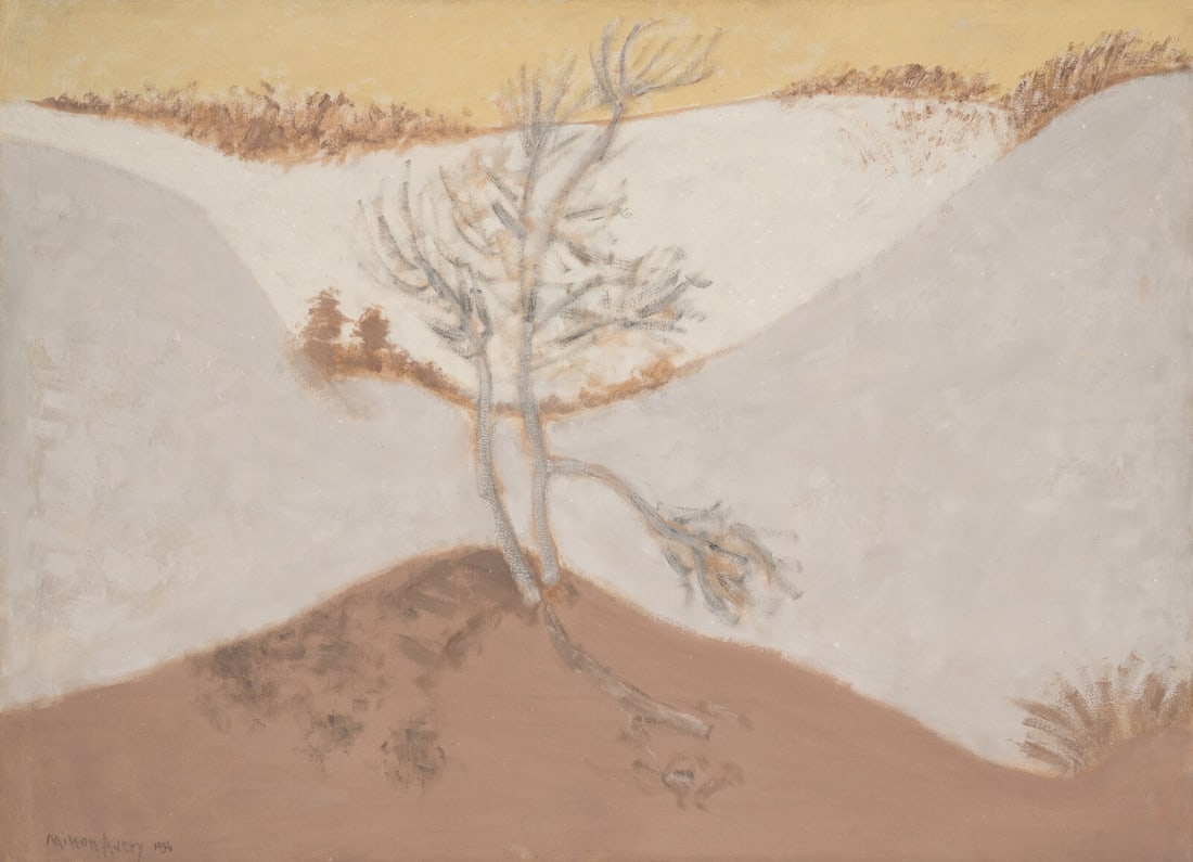 Milton Avery (American, 1885-1965) Edge of Dunes, 1956 (1 of 3)