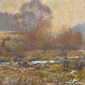 Daniel Garber (American, 1880-1958) Frog Hollow, 1918