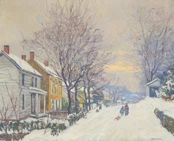 Edward Willis Redfield (American, 1869-1965) Centre Bridge