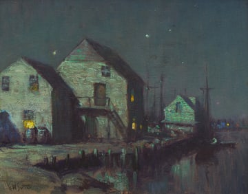 George William Sotter (American, 1879-1953) Evening, Gloucester