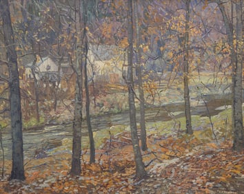 Edward Willis Redfield (American, 1869-1965) Frosty Morning, 1933