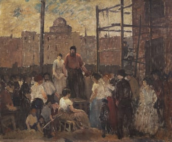 Robert Spencer (American, 1879-1931) The Anarchist