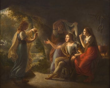 Christian Gottlieb Kratzenstein-Stub (Danish, 1783-1816) Hother and the Valkyries