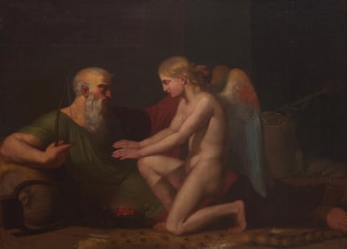 Christian Faedder Hoyer (Danish, 1775-1855) Eros and Anakreon