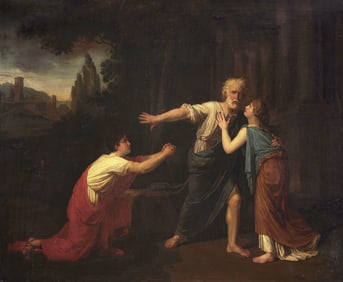 Augustin Charles G. van den Berghe (Belgian, 1756-1843) Oedipus at Colonnus