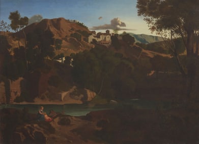 Circle Of Julius Schnorr von Carolsfeld (German, 1794-1872) Ideal Landscape, 1838