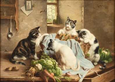 Carl Reichert (German, 1836-1918) Bad Surprise
