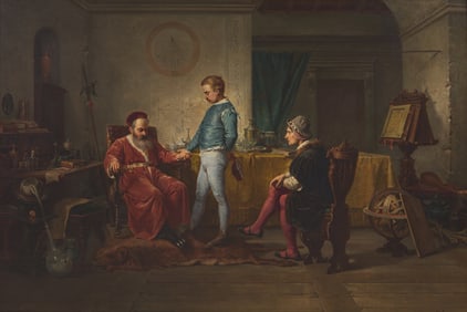 Francesco Peluso (Italian, 1836-died after 1916) The Alchemist, 1873