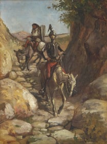 Wilhelm Nicolai Marstrand (Danish, 1810-1873) Don Quixote and Sancho Panza