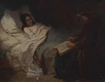Alfred Stevens (Belgian, 1823-1906) The Patient