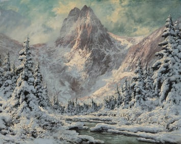 Laszlo Neogrady (Hungarian, 1896-1962) Mountain Landscape