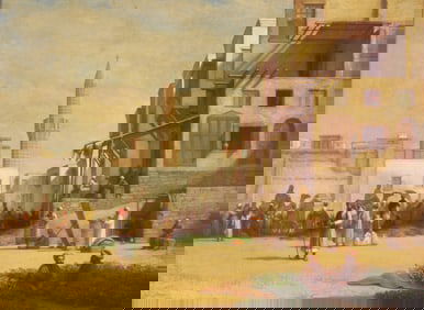 Jean-Baptiste (James) Bertrand (French, 1825-1887) North African Scene