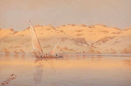 Augustus Osborne Lamplough (British, 1877-1930) On the Nile