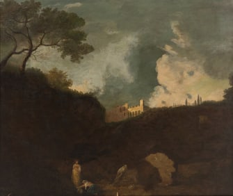 Follower of Richard Wilson (British, 1713-1782) The Water Gatherers