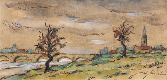 Johan Barthold Jongkind (Dutch, 1819-1891) Paysage