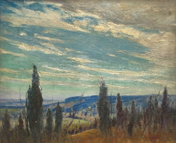 George William Sotter (American, 1879-1953) Cedars Morning