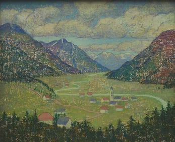 Emma Fordyce MacRae  (American, 1887-1974) Swiss Valley