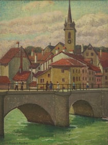 Emma Fordyce MacRae  (American, 1887-1974) Notre-Dame-de-Liesse (Annecy)