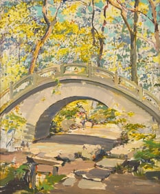 Arrah Lee Gaul  (American, 1883-1980) The Bridge