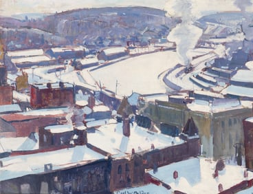 Carl William Peters (American, 1897-1980) View from the Window