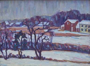 Maude Drein Bryant  (American, 1880-1946) Winter Landscape