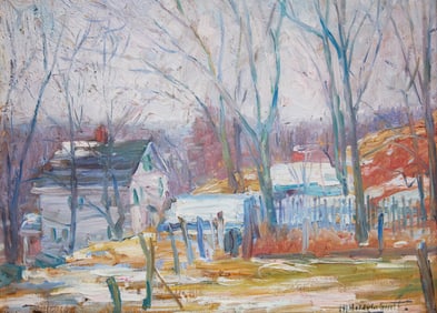 Howard Logan Hildebrandt  (American, 1872-1958) Winter Landscape