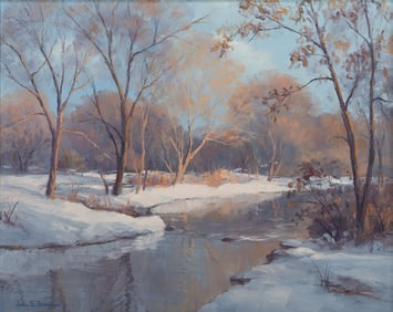John Berninger (American, 1897-1981) Jordan Creek, Near Wehr Mill Road