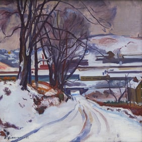 Giovanni Martino  (American, 1908-1997) Winter, Manayunk, 1933