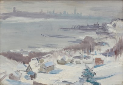 Henry Asbury Rand  (American, 1886-1961) Winter Scene