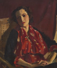 Edwin Henry  (American, b. 1908) Portrait of Alice, 1936