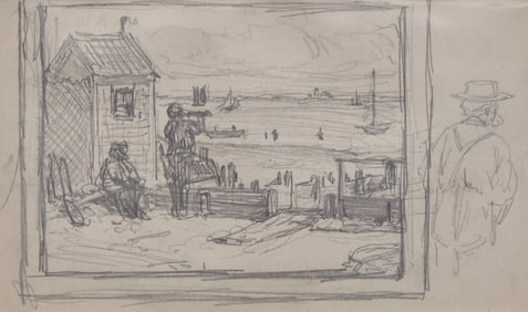 Edward Henry Potthast (American, 1857-1927) Gloucester