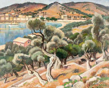 Adrian Paul Allinson (British, 1890-1959) A Mediterranean View
