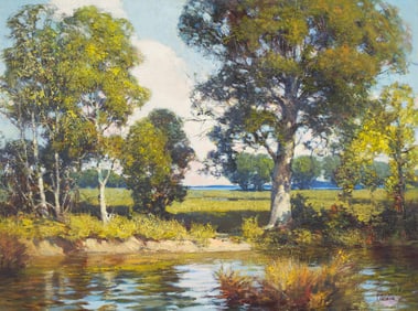 Andrew Loomis (American, 1892-1959) Country Lake
