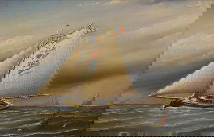 William Robert Davis (American, b. 1952) Rounding the Mark