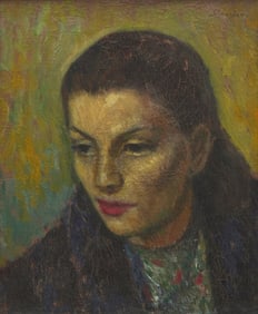 Théophile Alexandre Steinlen  (French/Swiss, 1859-1923) Portrait de Femme