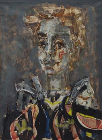 Paul Augustin Aizpiri  (French, 1919 - 2016) Harlequin, #157