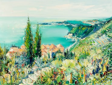 Yolande Ardissone (French, 1927-2024) Le Jardin Éscotique à Erze