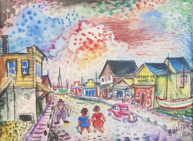 David Burliuk  (Ukrainian, 1882-1967) Florida