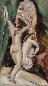 Max Weber  (American, 1881-1961) Two Nudes, 1910