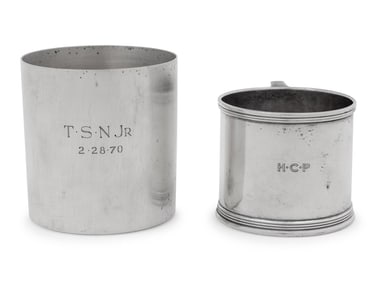 Two Tiffany and Co. Silver Cups