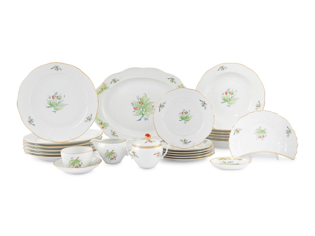 A Herend Porcelain Dinner Service (1 of 4)