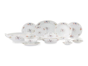A German Porcelain Dinner Service