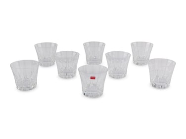 A Set of Eight Baccarat Etna Flat Tumblers